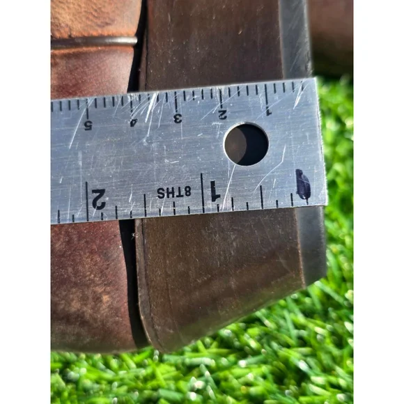 JR Dillon Brown Turquoise Embroidered Cowboy Boots Women's Size 7.5 - Picture 5 of 7